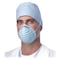 Medline Cone-style Face Mask, Blue, 50 PK MIINON27381 - alternate 2